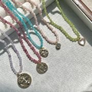 10,000 kinds of matching stacking artifacts, European and American crystal gemstones, gold coins, 14k gold bags, color-preserving washable necklaces.