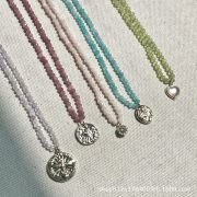 10,000 kinds of matching stacking artifacts, European and American crystal gemstones, gold coins, 14k gold bags, color-preserving washable necklaces.