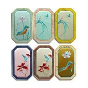 Large antique jewelry box, high-end embroidery box, embroidery jewelry box, tray, cultural play box, large custom.