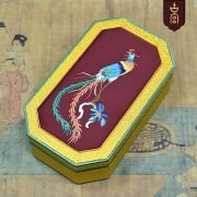 Large antique jewelry box, high-end embroidery box, embroidery jewelry box, tray, cultural play box, large custom.