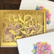 Suzhou embroidery silk scarf Suzhou embroidery mulberry silk silk scarf embroidery brass bookmark creative gift box gift set